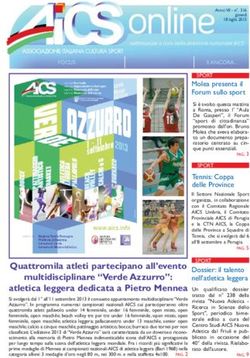 Quattromila atleti partecipano all'evento multidisciplinare "Verde Azzurro": atletica leggera dedicata a Pietro Mennea