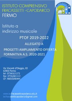PTOF 2019-2022 ALLEGATO A PROGETTI AMPLIAMENTO OFFERTA FORMATIVA A.S. 2020-2021 - ISC Fracassetti Capodarco