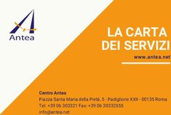 LA CARTA DEI SERVIZI www.antea.net - Associazione Antea