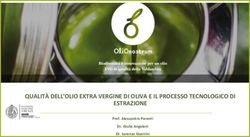 QUALIT&Agrave; DELL'OLIO EXTRA VERGINE DI OLIVA E IL PROCESSO TECNOLOGICO DI ESTRAZIONE - Prof. Alessandro Parenti Dr. Giulia Angeloni Dr. Lorenzo ...