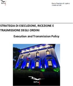 STRATEGIA DI ESECUZIONE, RICEZIONE E TRASMISSIONE DEGLI ORDINI - Execution and Transmission Policy - Banca Popolare di Lajatico