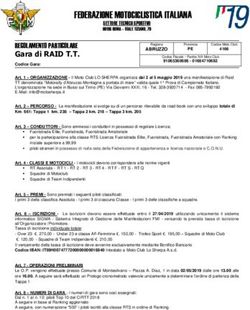 FEDERAZIONE MOTOCICLISTICA ITALIANA - MotoClub Lo SHERPA