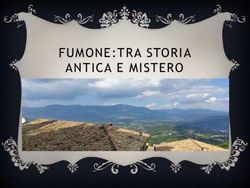 FUMONE:TRA STORIA ANTICA E MISTERO - concorso ...