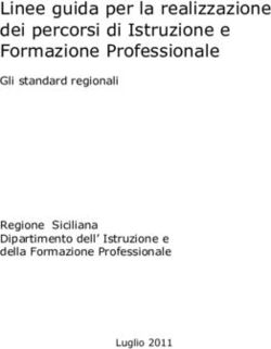 Linee guida per la realizzazione dei percorsi di Istruzione e Formazione Professionale - Gli standard regionali Regione Siciliana Dipartimento ...