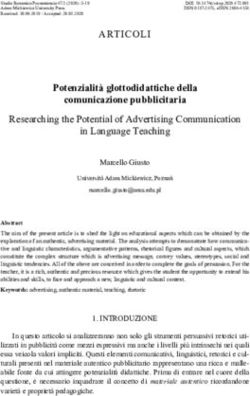 ARTICOLI Potenzialit&agrave; glottodidattiche della comunicazione pubblicitaria - CEJSH