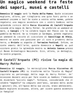 Un magico weekend tra feste dei sapori, musei e castelli