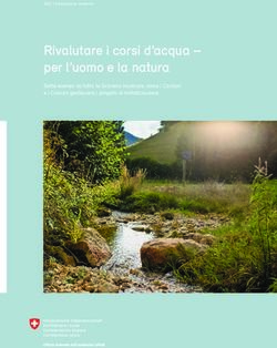 Rivalutare i corsi d'acqua - per l'uomo e la natura - Sette esempi da tutta la Svizzera mostrano come i Cantoni e i Comuni gestiscono i progetti ...