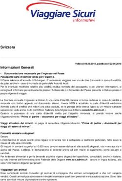 Svizzera - Viaggiare Sicuri