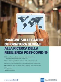 INDAGINE SULLE CATENE DI FORNITURA GLOBALI ALLA RICERCA DELLA RESILIENZA POST-COVID-19 - Euler Hermes