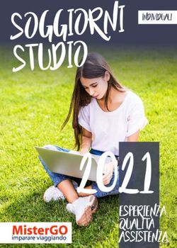 St udio - 2021Esperienza qualità assistenza - MisterGO