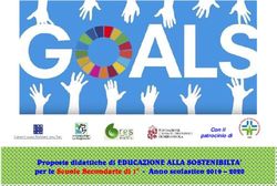 Con il patrocinio di Proposte didattiche di EDUCAZIONE ALLA SOSTENIBILTA' per le Scuole Secondarie di 1 - Anno scolastico 2019 2020 - Unione ...