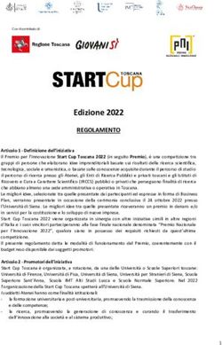 Edizione 2022 REGOLAMENTO - Start Cup Toscana