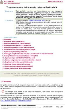 Trasformazione Infrannuale - stessa Partita IVA - MEM Informatica Srl