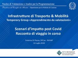 Infrastrutture di Trasporto & Mobilità - Temporary Group "Apprendimento da valutazioni"