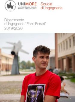 Scuola di Ingegneria Dipartimento di Ingegneria "Enzo Ferrari" 2019/2020 - Unimore