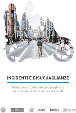 INCIDENTI E DISUGUAGLIANZE - GUIDA PER AFFRONTARE LE DISUGUAGLIANZE NEL ...