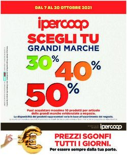 PREZZI SGONFI TUTTI I GIORNI - Per essere sempre dalla tua parte - Coop