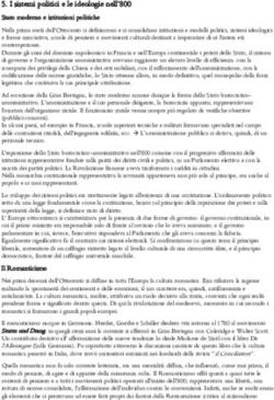 I sistemi politici e le ideologie nell'800 - Studenti Alla Terza