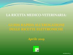 LA RICETTA MEDICO-VETERINARIA: GUIDA RAPIDA ALL'EROGAZIONE DELLE RICETTE ELETTRONICHE - Aprile 2019 - Federfarma