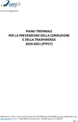 PIANO TRIENNALE PER LA PREVENZIONE DELLA CORRUZIONE E DELLA TRASPARENZA 2019-2021 (PTPCT) - AMI Ferrara