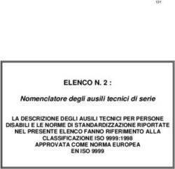 ELENCO N. 2 : Nomenclatore degli ausili tecnici di serie - Ministero della Salute