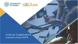 Guida per la registrazione ai servizi online UNIPR