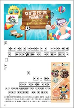 PROPOSTA PROGETTUALE DI ATTIVITA' DI CENTRO ESTIVO - Worldchild