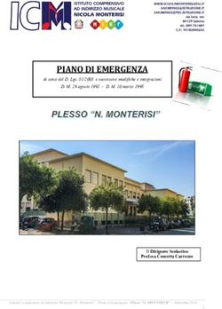PIANO DI EMERGENZA - Istituto Comprensivo "Nicola ...
