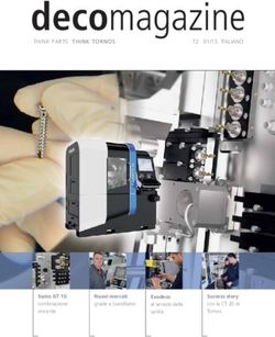 Decomagazine 72 01/15 ITALIANO - THINK PARTS THINK TORNOS