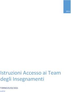 Istruzioni Accesso ai Team degli Insegnamenti - TORINO25/02/2021 IUSTO 2021