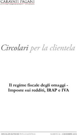 Il regime fiscale degli omaggi - Imposte sui redditi, IRAP e IVA - CIRCOLARI EUTEKNE PER LA CLIENTELA - CARAVATI PAGANI