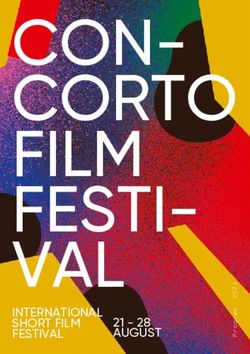 CON-CORTO FILM FESTI- VAL - INTERNATIONAL SHORT FILM 21 - Concorto Film Festival