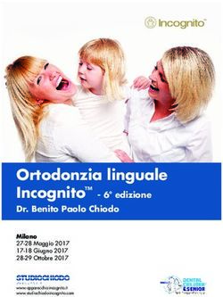 Ortodonzia linguale Incognito - 6 edizione Dr. Benito Paolo Chiodo - Milano 27-28 Maggio 2017 17-18 Giugno 2017 28-29 Ottobre 2017 - 3M