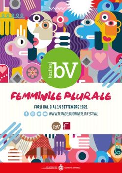 FORLÌ DAL 9 AL 19 SETTEMBRE 2021 - WWW.TERRADELBUONVIVERE.IT/FESTIVAL - Terra del Buon Vivere