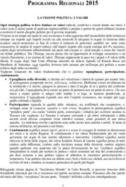 PROGRAMMA REGIONALI 2015 - PD Toscana