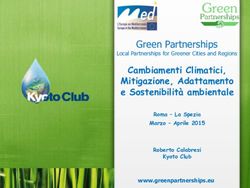 Cambiamenti Climatici, Mitigazione, Adattamento e Sostenibilità ambientale - Green Partnerships