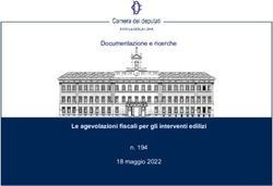 Le agevolazioni fiscali per gli interventi edilizi - Documentazione e ricerche - n. 194 18 maggio 2022