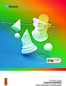 LISTINO 2020 LINGUE MODERNE - SCUOLA SECONDARIA DI SECONDO GRADO - Pearson