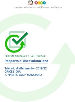 Triennio di riferimento 2019/22 - GRIC82100A IC "PIETRO ALDI" MANCIANO - IC Manciano-Capalbio