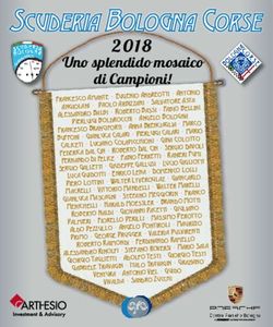 2018 Uno splendido mosaico di Campioni! - Scuderia Bologna Squadra Corse