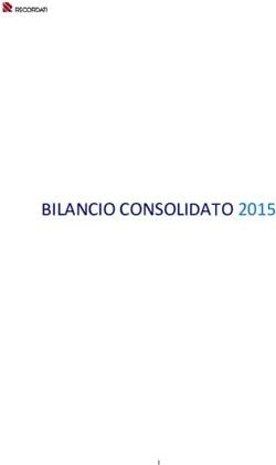 BILANCIO CONSOLIDATO 2015 - RECORDATI SPA