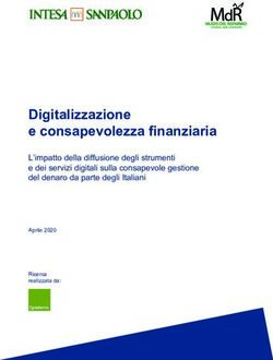 Digitalizzazione e consapevolezza finanziaria - L'impatto della diffusione degli strumenti e dei servizi digitali sulla consapevole gestione del ...