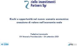 Rischi e opportunità nel nuovo scenario economico: creazione di valore nell'economia reale - Federica Loconsolo - Itinerari ...
