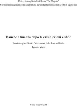 Banche e finanza dopo la crisi: lezioni e sfide - Banca d'Italia