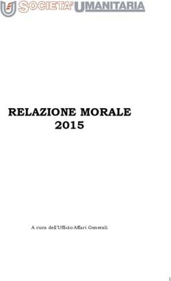 RELAZIONE MORALE 2015 - A cura dell'Ufficio Affari Generali - Società Umanitaria