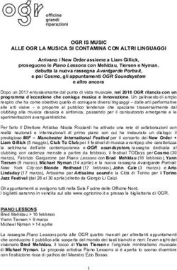 OGR IS MUSIC ALLE OGR LA MUSICA SI CONTAMINA CON ALTRI LINGUAGGI