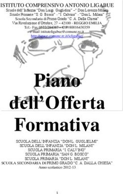 Piano dell'Offerta Formativa - ISTITUTO COMPRENSIVO ANTONIO LIGABUE