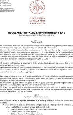 REGOLAMENTO TASSE E CONTRIBUTI 2018-2019