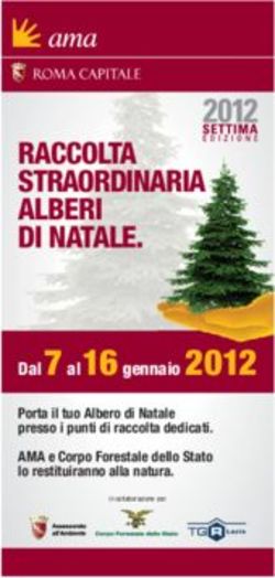 RACCOLTA STRAORDINARIA ALBERI DI NATALE - Dal 7 al 16 gennaio 2012