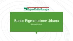 Bando Rigenerazione Urbana - Edizione 2021-2022 - Regione Emilia Romagna ...